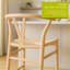 Nicholas Winter - Wooden Scandi Danish Style Bar Stools - Natural - Set of 2-1078215481