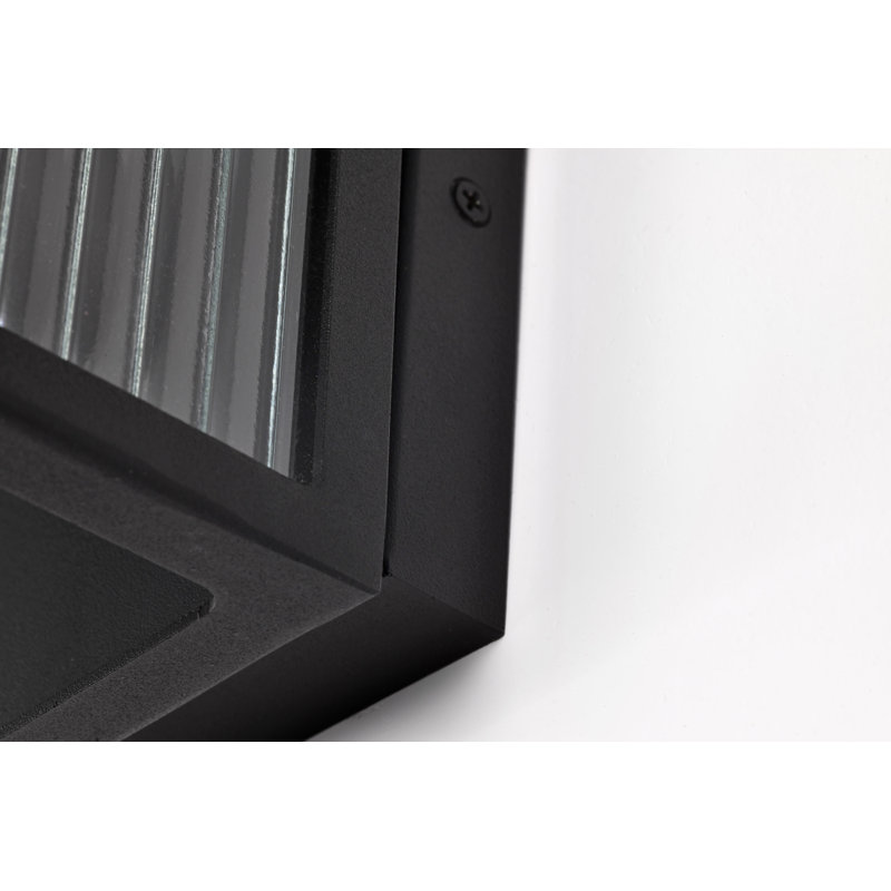 Holden - Large Outdoor Lantern - Gold And Black Finish - Clear Glass, 11.13'' H x 6.5'' W x 6.88'' D