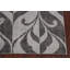 Tapis gris en laine noué à la main de conception unique 7 pi 11 po x 10 pi 0 po