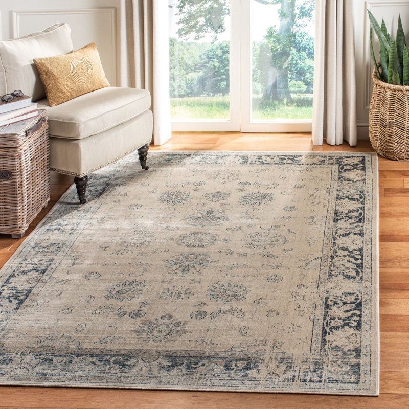 Tapis oriental performance rétro, Rectangle 6 pi 7 po x 9 pi 2 po