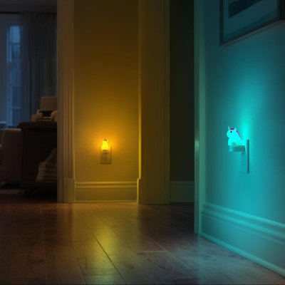 Love Unicorn Night Light Inserted Into The Wall