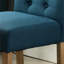 Chaise de salle à manger en bois massif Habit (2) - Chaises confortables avec revêtement et capitonnage élégant de 2 dans le dossier, rembourrage, design intemporel-834981504