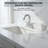 Modern Two Handle Centerset Bathroom Faucet with Pop-Up Drain and Supply Lines-123043692