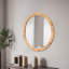 Miroir rond 25 po Boho Chic