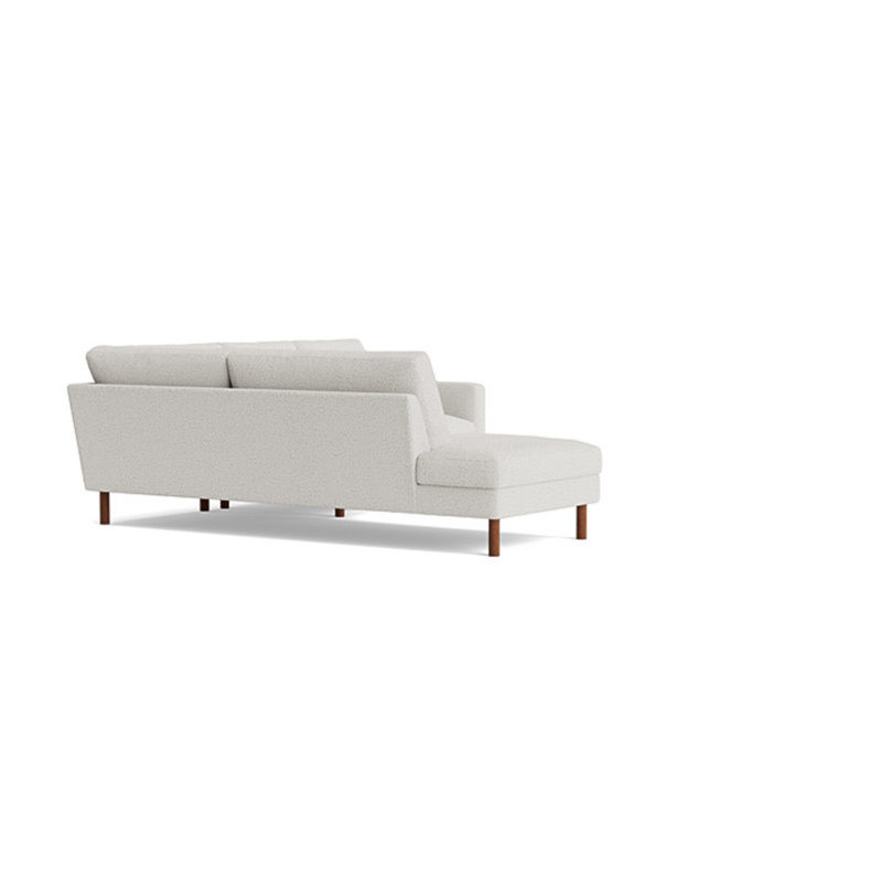 Laguna Sectional, Performance Weave - Zinc, Left Hand Facing