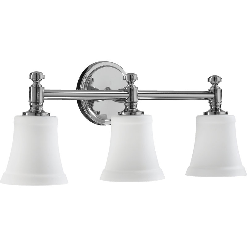 Éclairage pour meuble-lavabo 3 lumières opale Whittiker