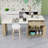 Kitchen Island with Power Outlet, Open Shelves and 2 Drawers-1234943487