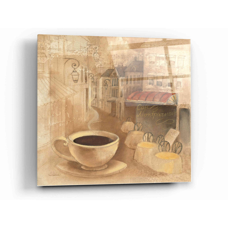 Café de Paris I par Albena Hristova - impression sans cadre, H 12 po x l 12 po x P 0,2 po