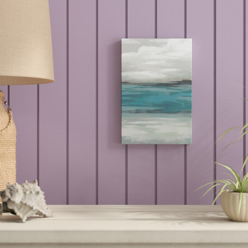 «Storm Front I», peinture sur toile, H 12 po x l 8 po