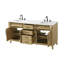 Meuble-lavabo double 72 po brun miel-507897212-507897201