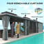 33 Ft. W x 25 Ft. D Aluminium Hardtop Gazebo-581327372
