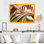 Or liquide lisse dans de douces nuances d'or et taupe IV - reproduction sur toile