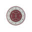 Tapis rond en laine douce noué à la main 250 KPSI rouge 4 pi 10 po x 4 pi 10 po E31AA6D9D91C4782BF61FB5D64025D08