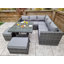 Adalie 6 - Person Wicker Patio Dining Set with Square Table , Cushions Included-24131456