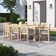 Sehrish 8 - Person Wood Patio Dining Set with Rectangular Table , Sunbrella® Cushions Included