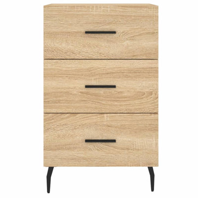 Mehrudin 40cm W Iron Bedside Table