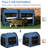 39" Cat Carrier, Blue, Detachable For Customized Use Soft Pet Carrier In Blue Color. Consisting Of Cloth & Net. Foldable And Convenient. Comfortable Padding Inside. Two Compartments Zippered
