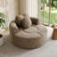 Chaise longue ronde de 53,9 po avec coussin-842686611
