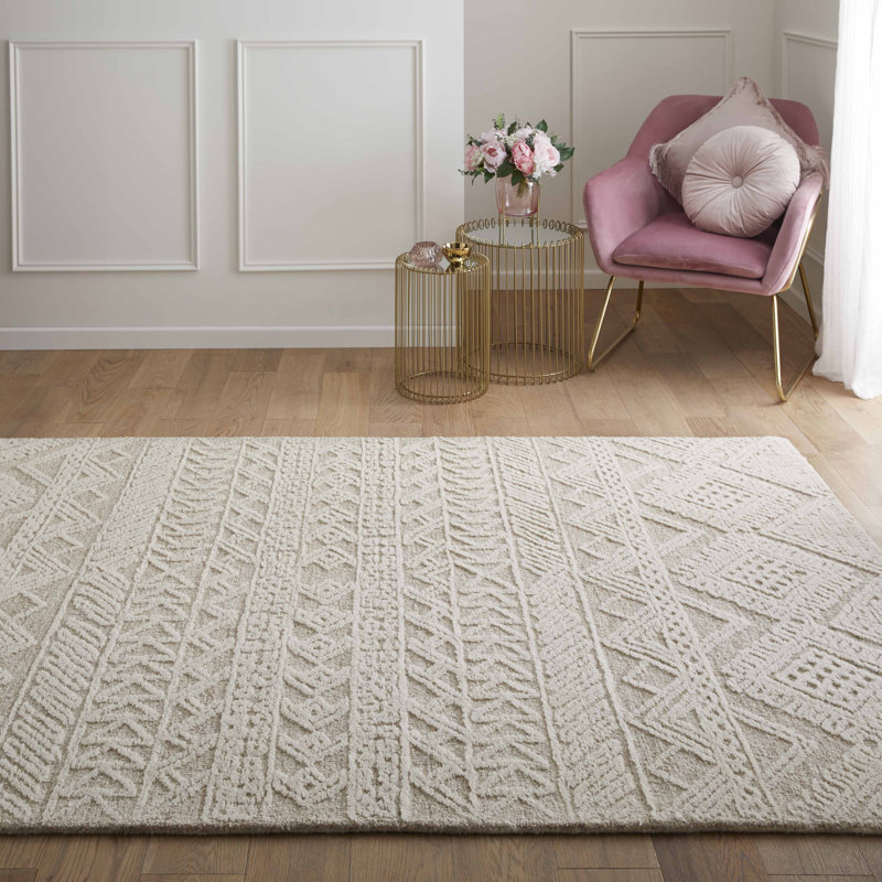 Savorey Geometric Handtufted Area Rug, Rectangle 200 x 285cm