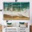 Vue aérienne des vagues tranquilles 4 - plage, art mural-1935845819-1935845818