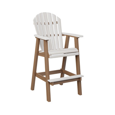 Comfo Back Outdoor Bar Stool