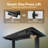 Electric Standing Desk With 4 Memory Presets, Wide Height Adjustment, Durable Steel Frame & Easy Assembly-1307544545-1300559011