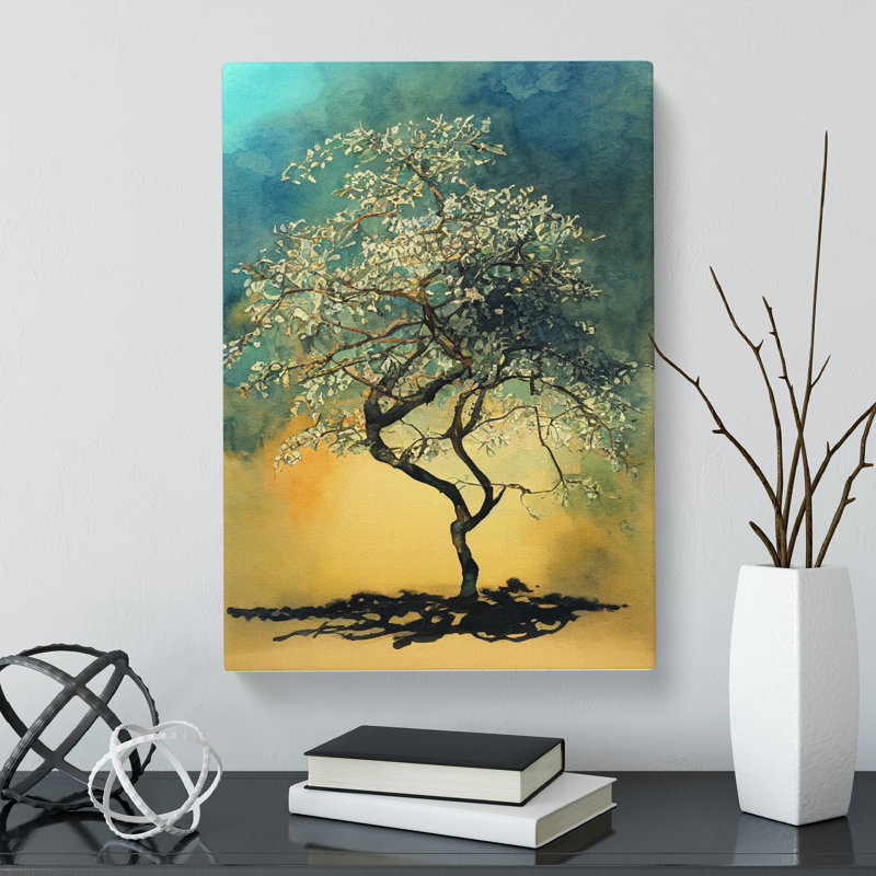 CAN-V0523-2751X Watercolour Pear Tree Vol.2 - Wrapped Canvas Print, 50cm H x 35cm W x 3cm D