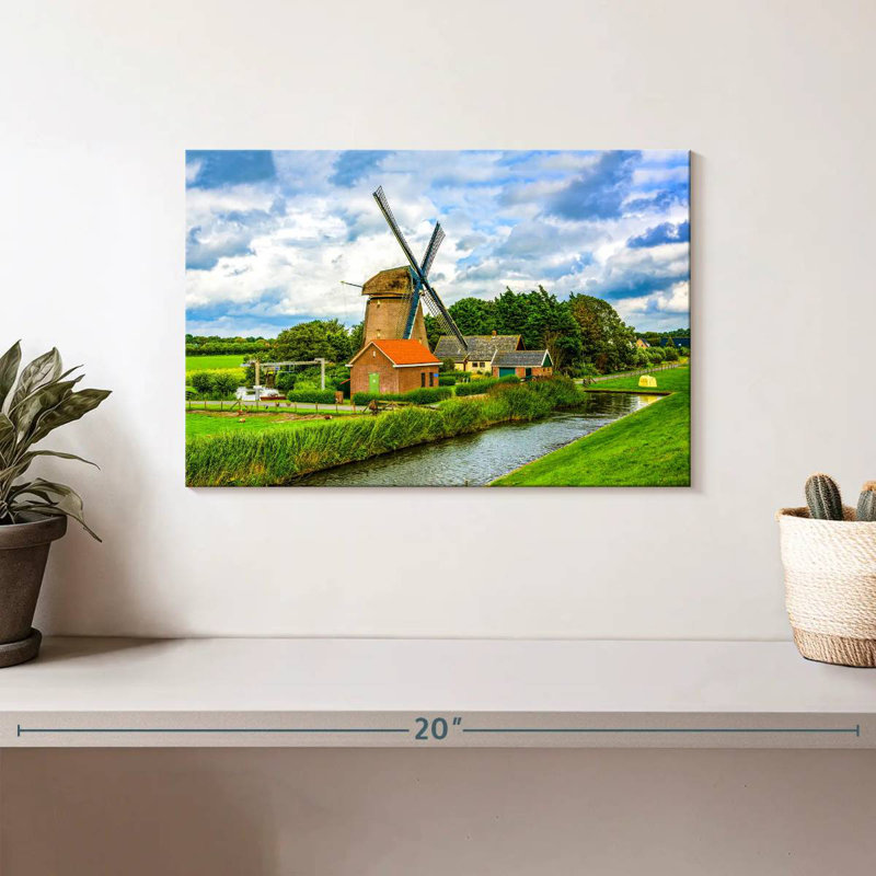Moulin à vent hollandais Alvord, H 8 po x l 12 po