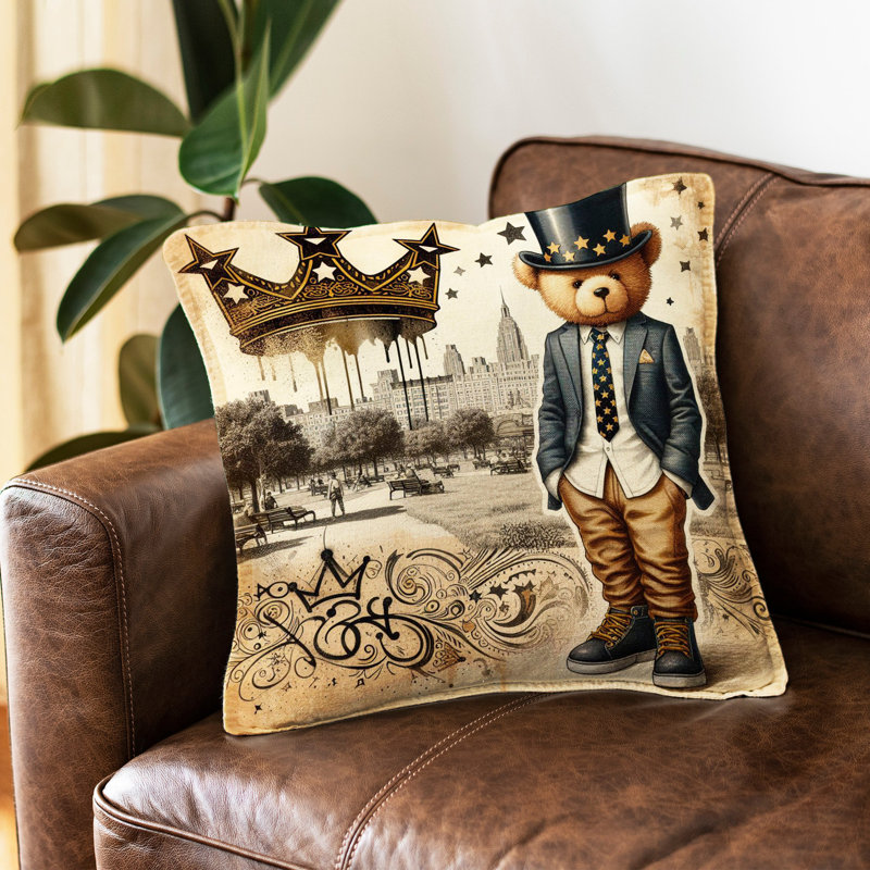Abstract Throw Pillow