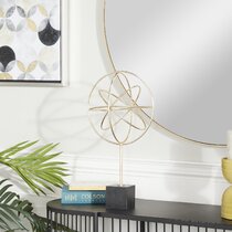 Modern Home Accessories Copper Gold Coral Ornaments Model Room Living Room  Marble Crafts Deco.…