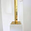 Light Brass Dimmable Murano Frosted Pendant Chandelier-88711036-88711037-88711038