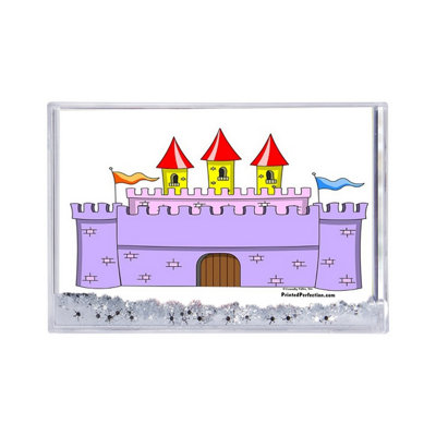 Personalized Castle MINI Snow Globe Frame Gift