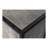 Sideboard, Solid Wood Frame, Vegan Leather, Grey