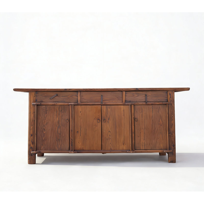 Buffet rustique en orme du 19e siècle