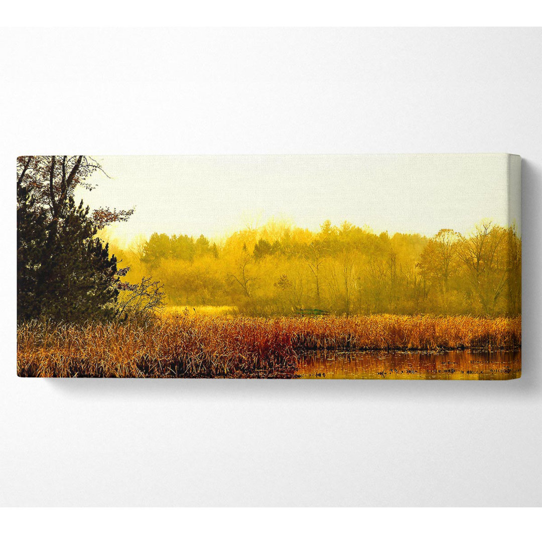 See in der Morgensonne - Kunstdrucke auf Leinwand - Wrapped Canvas