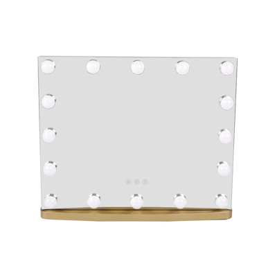 16 light LED Hollywood Mirror Square Frame Dressing Mirror