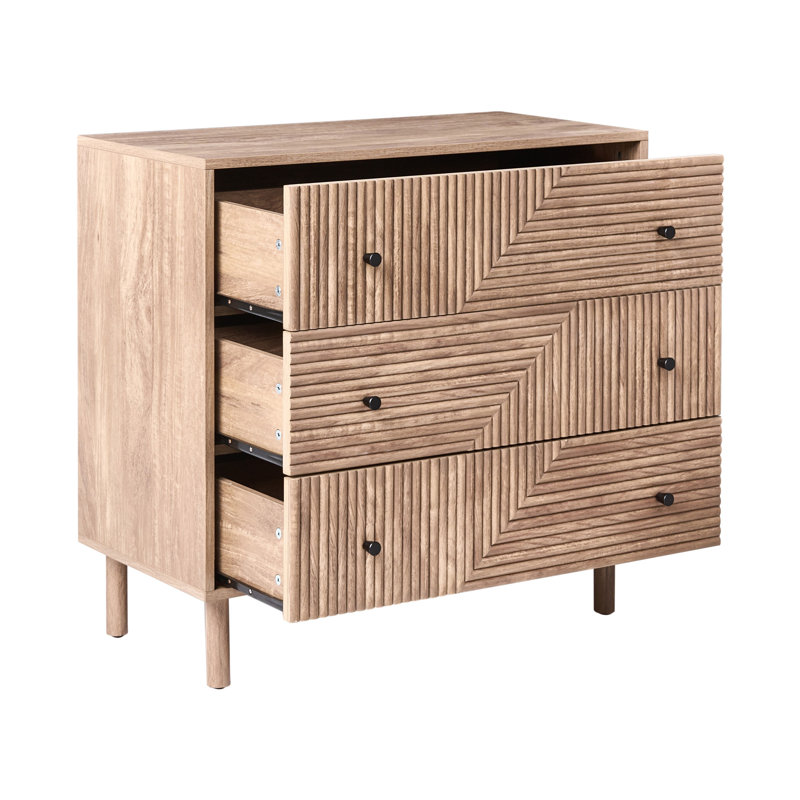 Arusha 80cm W 3 - Drawer Chest of Drawers
