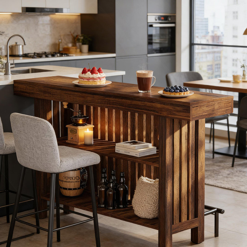 Chating Table  with Footrest,Bar Table,Dining Table,KitchenTable