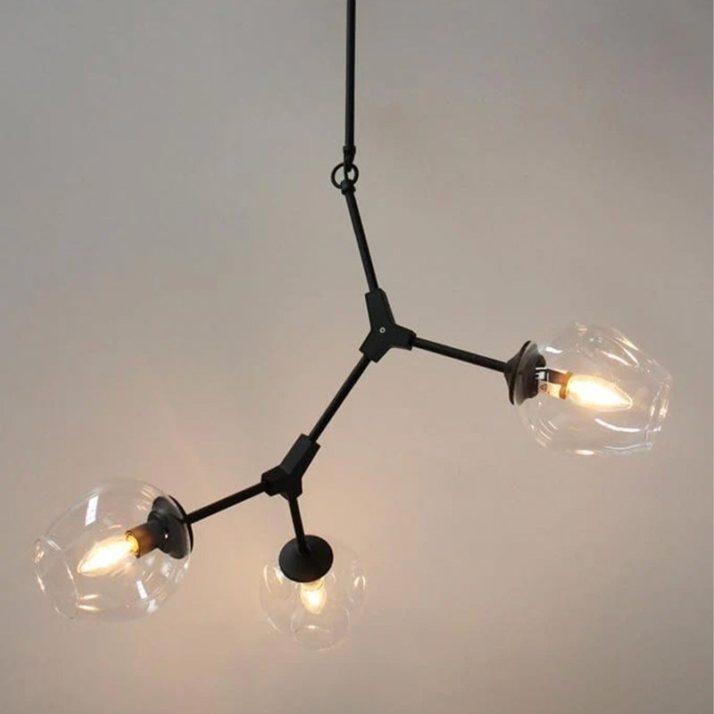 Slavin 3 - Light Black Unique/Statement Pendant