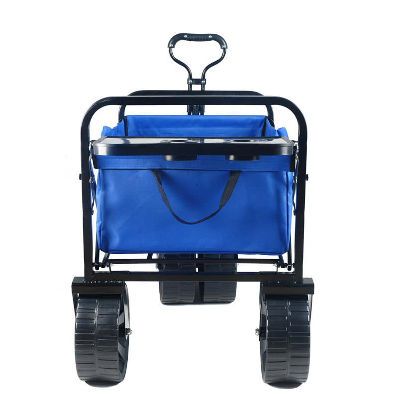 Chariot de plage pliant Wagon Garden (bleu), Bleu