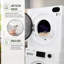 Laveuse à linge empilable Equator Ew 822 1,57cf + sécheuse Ed 848 2,6cf 110v