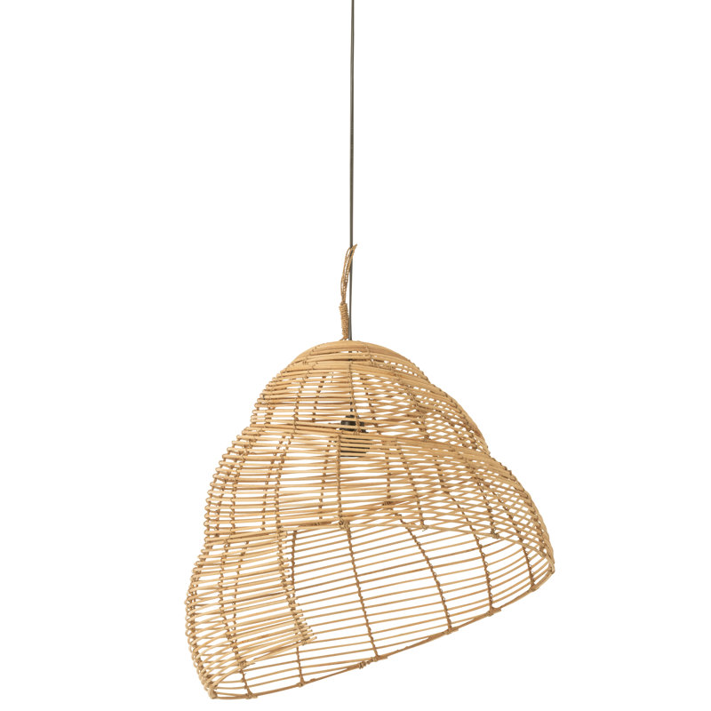 1 - Light Natural Dome Pendant