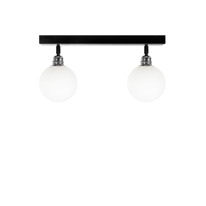 Ruithero 48cm 2 -Light Track Kit, Chrome/Black