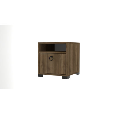Jaquayla 40cm W Manufactured Wood Bedside Table