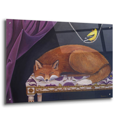 Loon Peak® 'Silent Observation' By Catherine A Nolin, Acrylic Glass Wall Art, 24"X16"