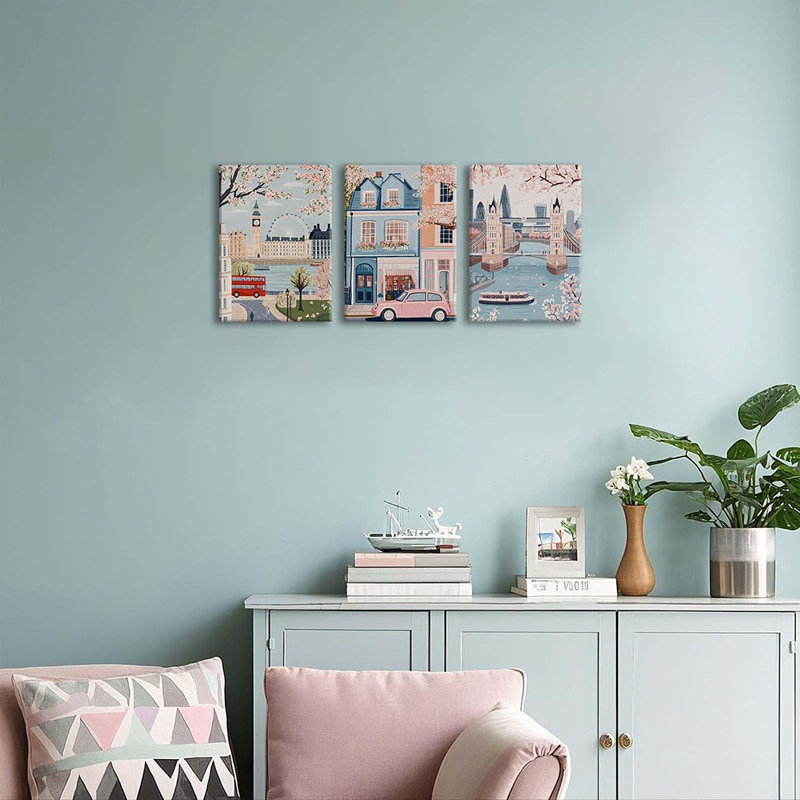 3 Piece Wrapped Canvas Print