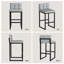 Counter Stool with Metal Frame-979822854