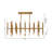 Modern 42 Light Gold Bamboo Chandelier-29552749