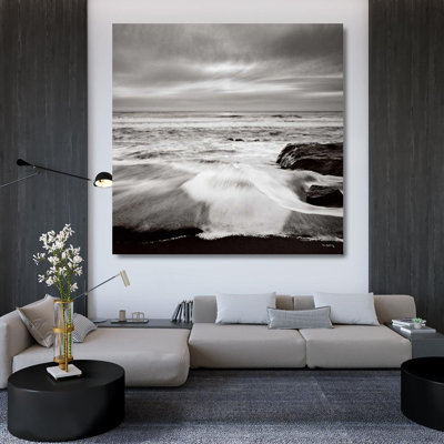 Beachcrest Home ™, œuvre d'art sur toile tendue de la galerie Lisa: Sunset on the Coast II