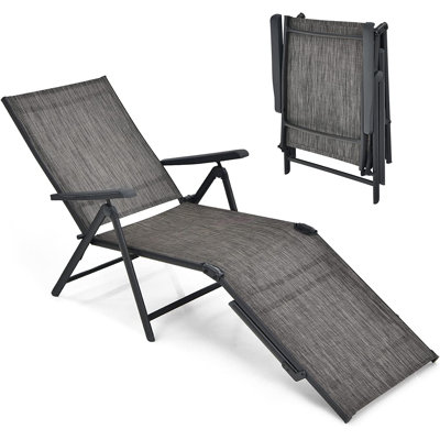 Ivans 192cm Long Reclining Single Lounger